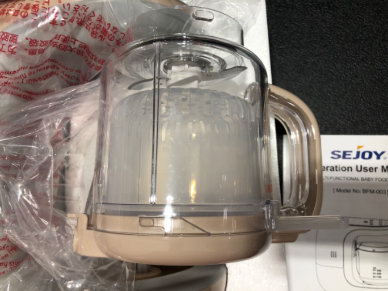 Photo 1 of Baby Food Maker, Baby Food Processor Blender Grinder Steamer Cooks Blends Healthy Homemade Baby Food in Minutes Touch Screen Control
**tested works**