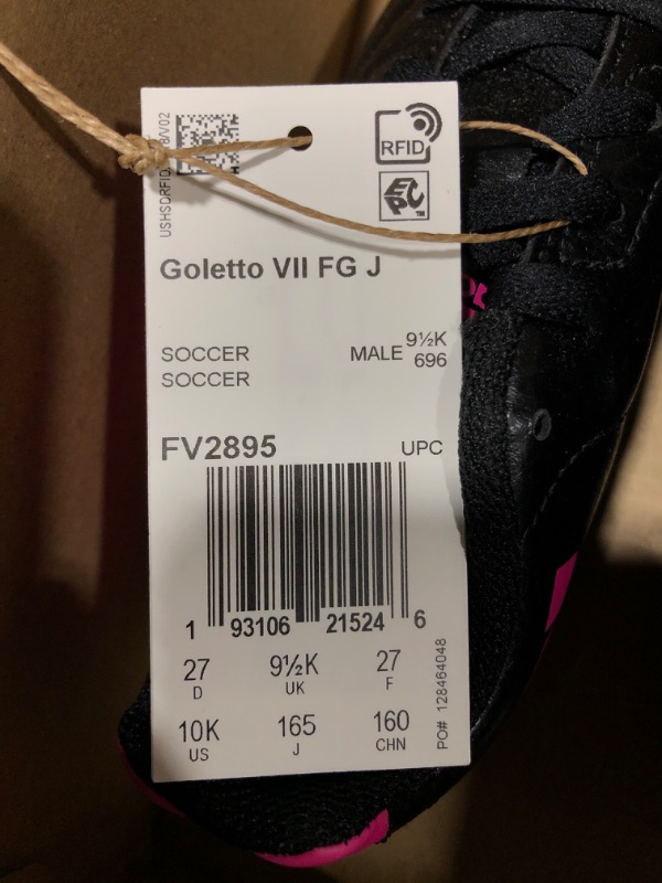 Photo 1 of adidas Kids' Goletto VII Fg J Football Shoe SIZE 9 1/2 kid