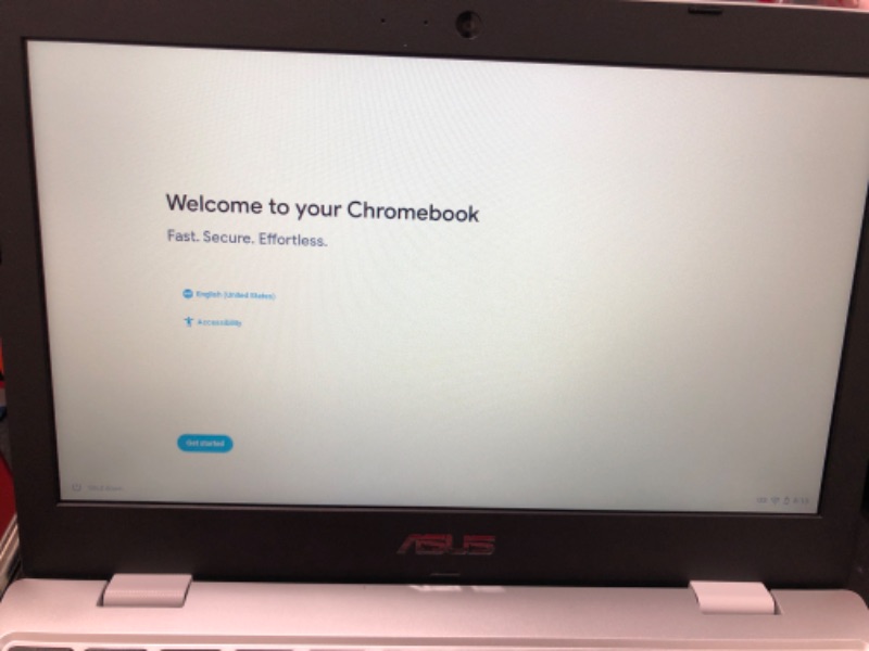 Photo 4 of ASUS Chromebook CX1, 11.6" HD NanoEdge Display, Intel Celeron N3350 Processor, 32GB eMMC,  4GB RAM, Chrome OS, Transparent Silver, CX1100CNA-AS42
