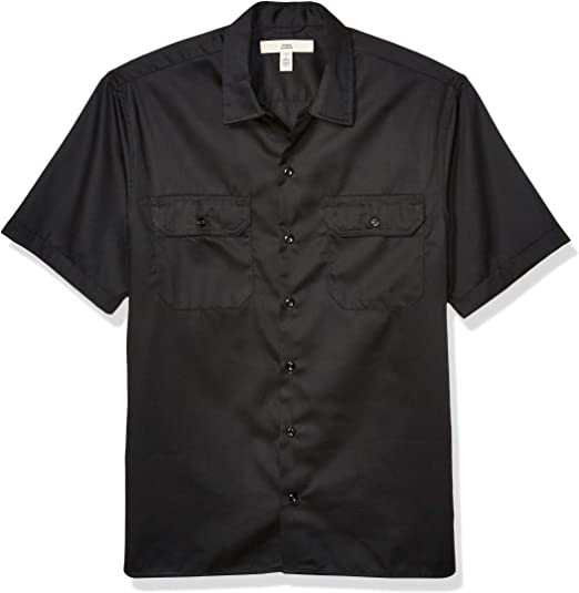 Photo 1 of Amazon Essentials Men's Short-Sleeve Stain and Wrinkle-Resistant Work Shirt XXL
