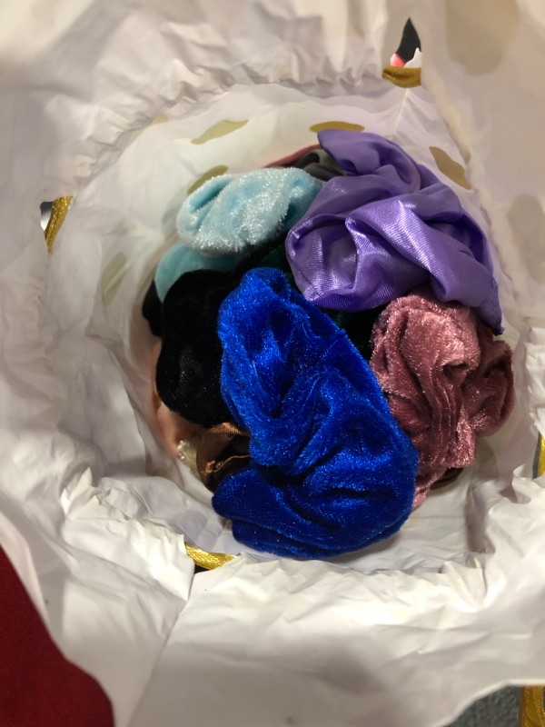 Photo 2 of 60 Pcs Scrunchies Soft Velvet Scrunchies and Satin Hair Scrunchies for Girls Silk Elastic Hair Ties Scrunchies for Women Hair Accessories with Gift Bag
