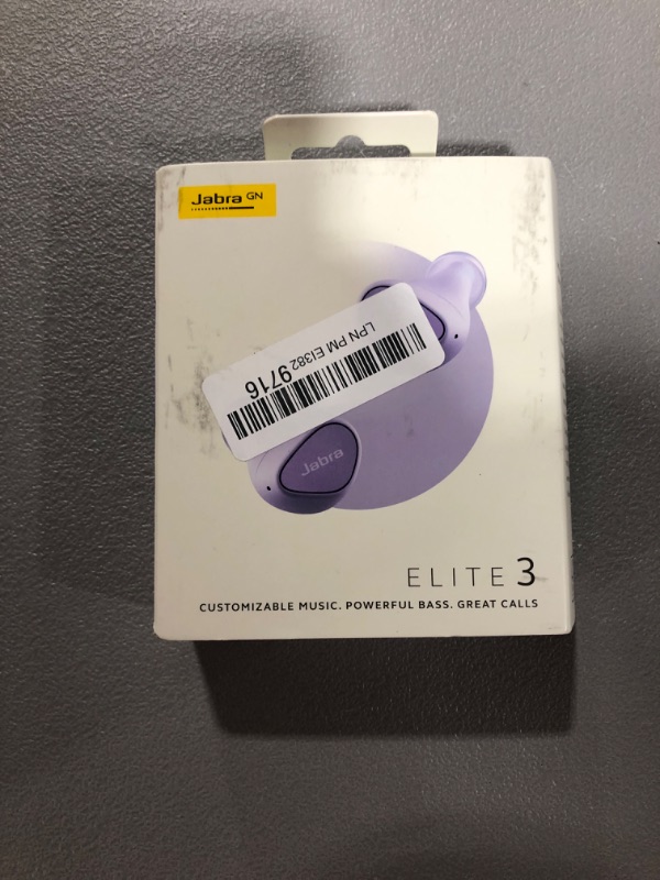 Photo 2 of Jabra Elite 3 wireless headphones -lavender 