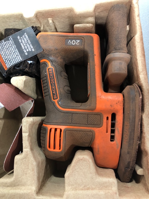 Photo 2 of 20-Volt MAX Lithium-Ion Cordless Mouse Sander with 1.5 Ah Battery and Charger