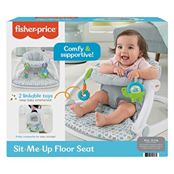 Photo 1 of Fisher-Price Sit-Me-Up Floor Seat - Honeydew Drop, portable infant chair with toys