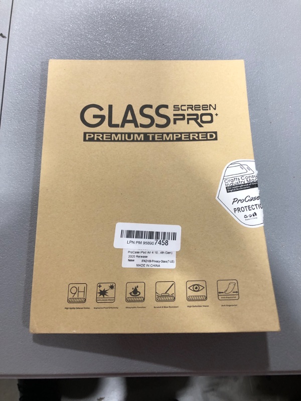 Photo 2 of ProCase iPad Air 5 10.9 2022 / Air 4 10.9 2020 / iPad Pro 11 2020 Privacy Screen Protector, Anti-Spy Tempered Glass Screen Film Guard for iPad 10.9” Air 5th Gen/Air 4th Gen/iPad Pro 11" 2nd Gen