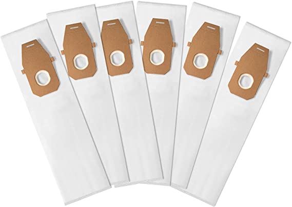 Photo 1 of 6 Pack Replacement AH10000 Type Q HEPA Vacuum Bags for Hoover Platinum Upright Vacuum UH30010COM UH30010CCA UH30010 Replace Part 902419001