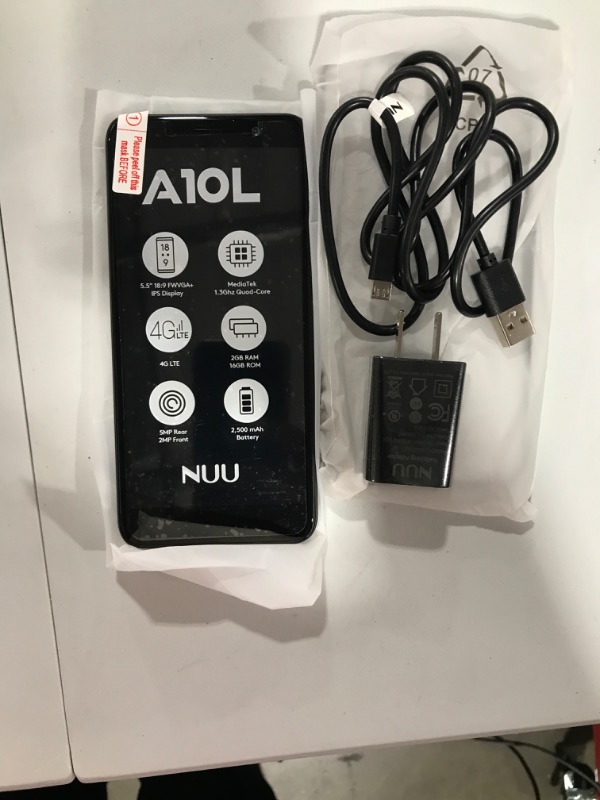 Photo 2 of NUU A10L | Unlocked 4G LTE Smartphone | 5.5" Display | 16GB + 2GB RAM | 2500 mAh Battery | Android 12 Go Edition | Compatible with T-Mobile