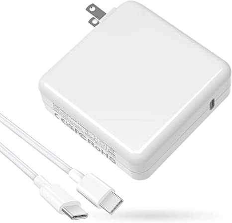 Photo 1 of Mac Book Pro Charger - YUHANG 109W Fast USB C Charger, Compatible for MacBook Pro 16 15 13in, New Air 13in, iPad Pro 2021 2020 2019 2018, Fit for All USB C Devices, Include 7.2ft USB-C to USB-C Cable