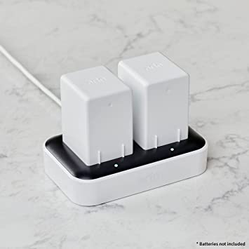 Photo 1 of Arlo Dual Charging Station - Charge up to Two Batteries, Works with Arlo Ultra, Ultra 2, Pro 3, Pro 4, Pro 3 Floodlight Camera Batteries Only - VMA5400C