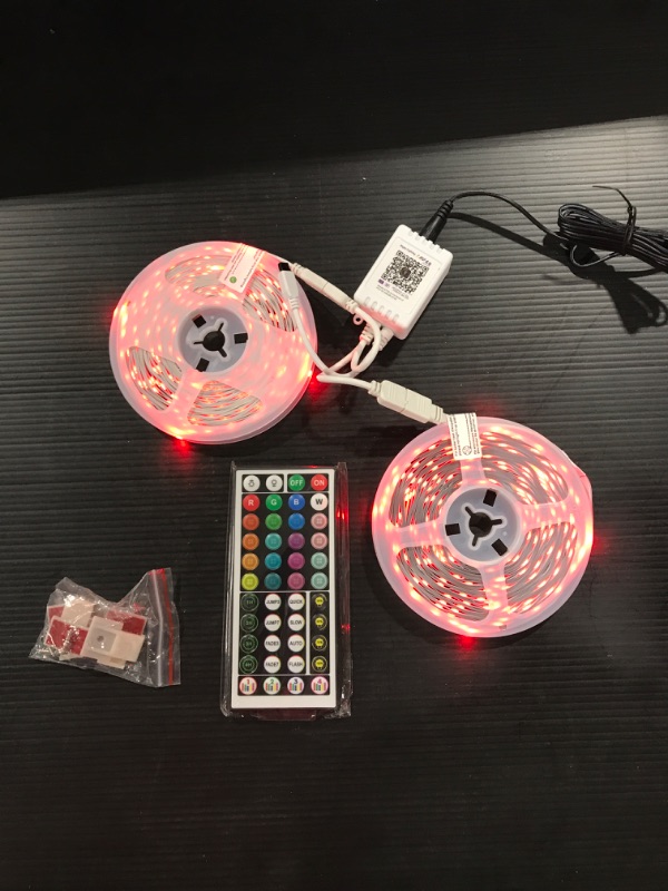 Photo 1 of Led Lights for Bedroom, Color Changing Lights with 44 Keys Remote, 2 Rolls of LED Lights