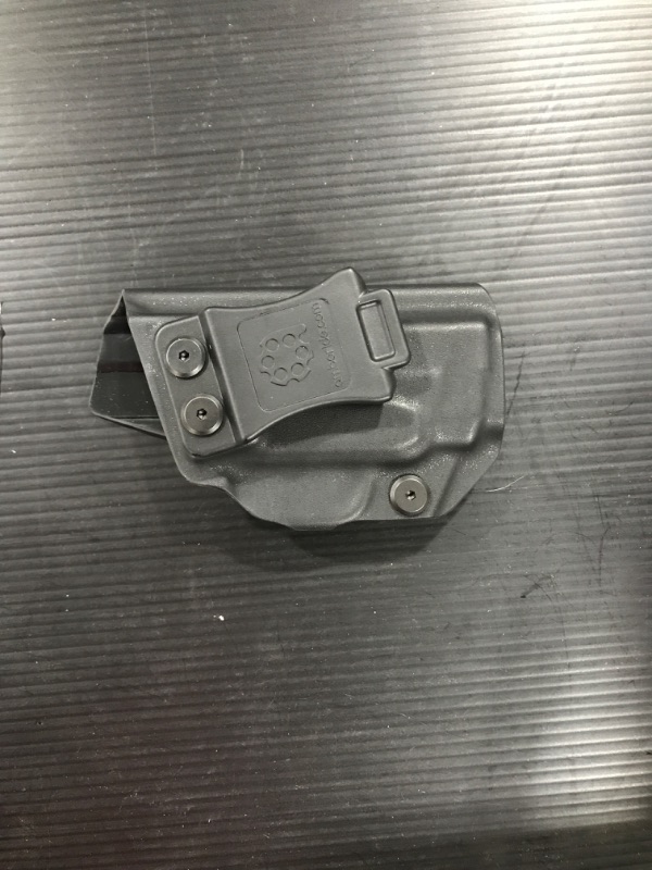 Photo 1 of Amberide IWB KYDEX Holster Fit: Smith and Wesson M and P Bodyguard 380 Auto and Integrated Laser Pistol Inside Waistband Adjustable Cant US KYDEX Made
