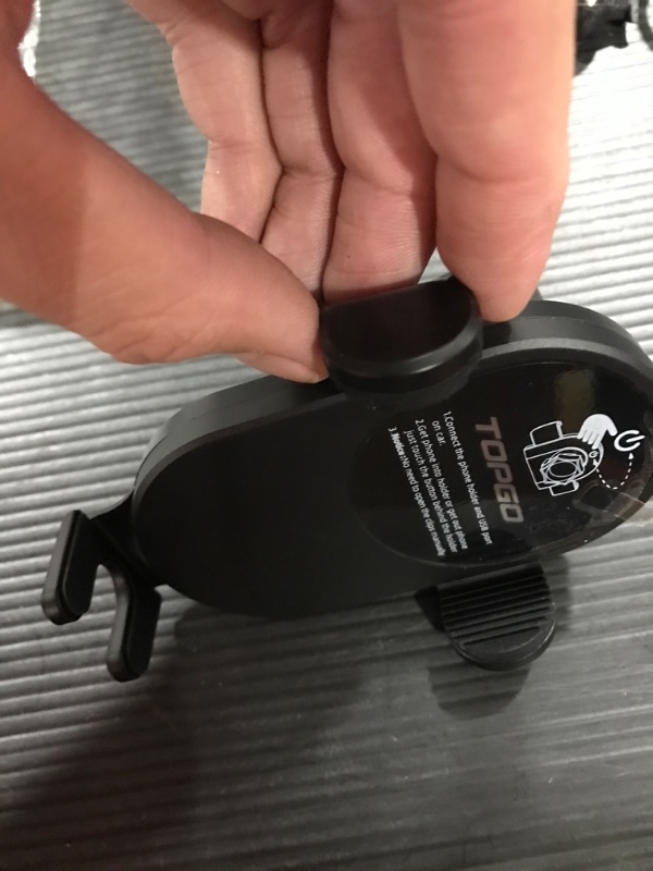 Photo 5 of [Upgraded] TOPGO Cup Holder Phone Mount Wireless Charger