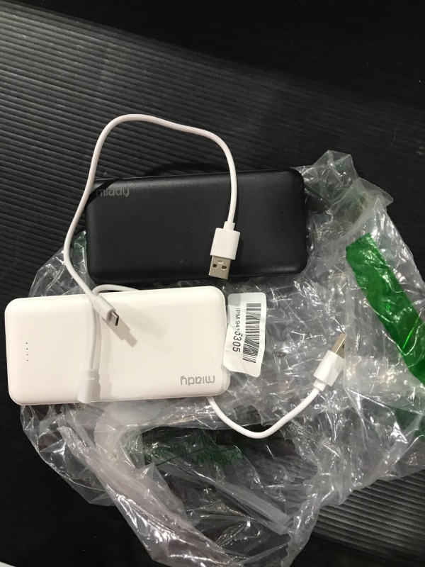 Photo 1 of 2-Pack Miady 10000mAh Dual USB Portable Charger