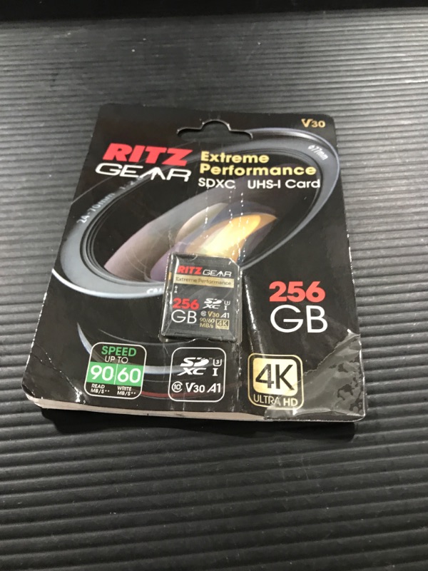 Photo 4 of RITZ GEAR Extreme Performance High Speed UHS-I SDXC 256GB 90/60 MB/S U3 A1 C10 V30 Memory Card (5 Units) Designed for SD Devices That can Capture Full HD, 3D, & 4K Video & Photography