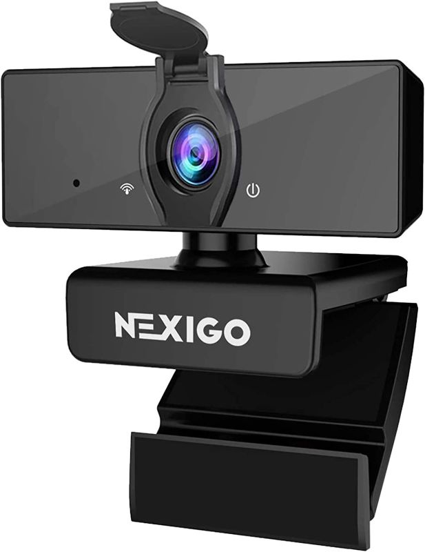 Photo 1 of NexiGo N660 1080P Business Webcam, Dual Microphone & Privacy Cover, USB FHD Web Computer Camera, Plug and Play, for Zoom/Skype/Teams/Webex, Laptop MAC PC Desktop