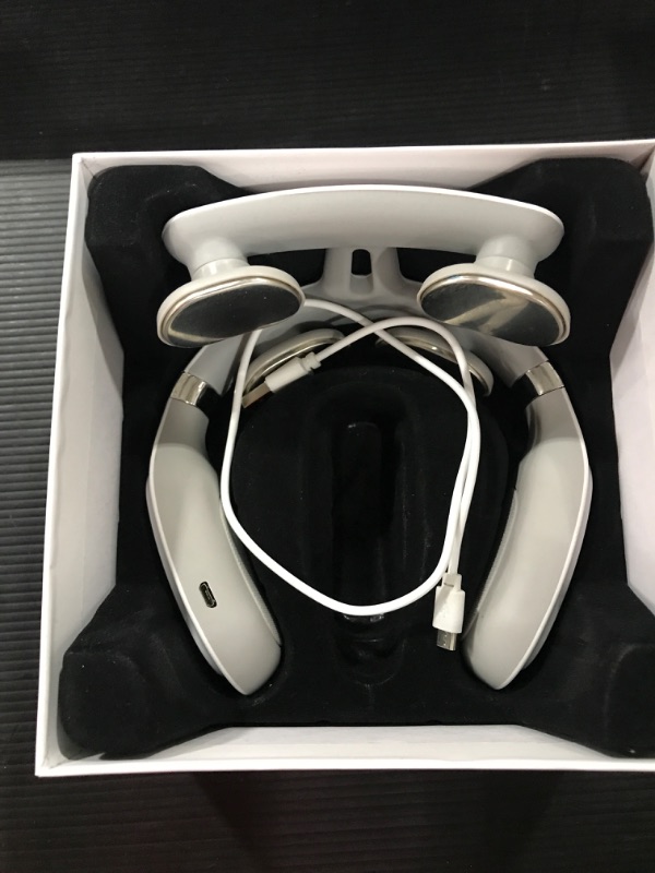 Photo 1 of Neck Massager with Heat, FreshLife Neckology Intelligent Neck Massager, Cordless Portable Neck Massager, Travel Smart Neck Massage Equipment for Office, Home, Airplane and Travel