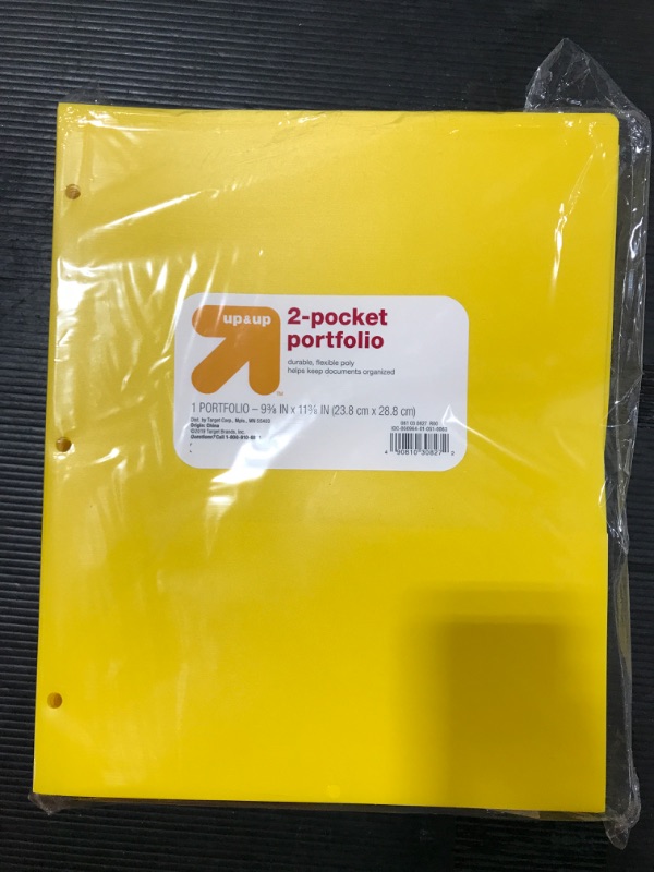 Photo 2 of (24 PACK) 2 Pocket Plastic Folder - up & up™

