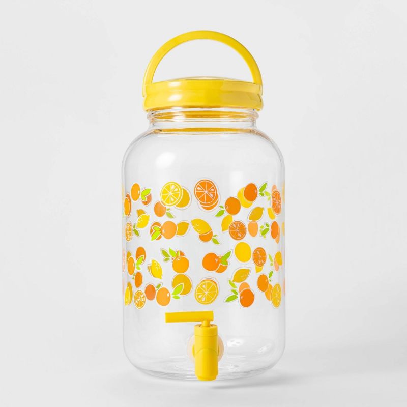 Photo 1 of 4.5qt Plastic Citrus Beverage Dispenser - Sun Squad™
