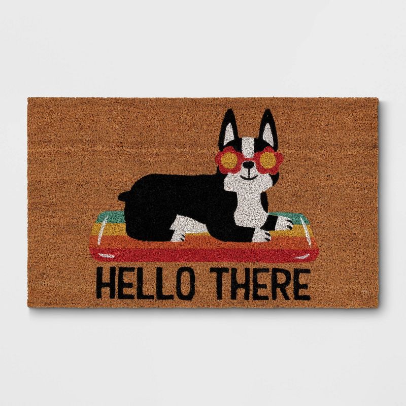 Photo 1 of  1'6"x2'6" Hello Summer Dog Doormat 
