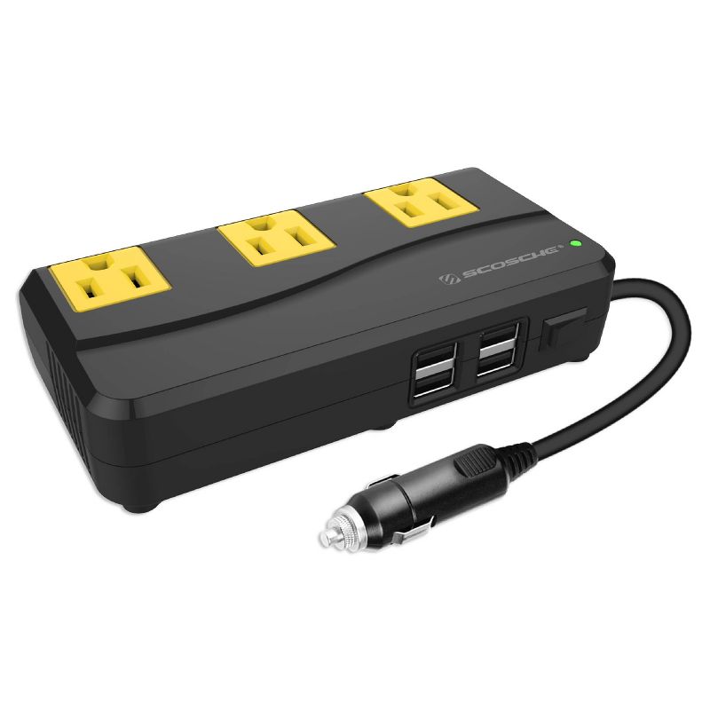 Photo 1 of 
Scosche 200W Portable Power Inverter with 4 USB Ports


