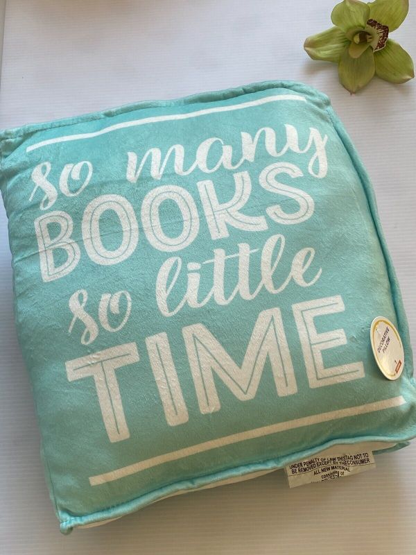 Photo 1 of “So Many Books” Back To School Decorative Pillow