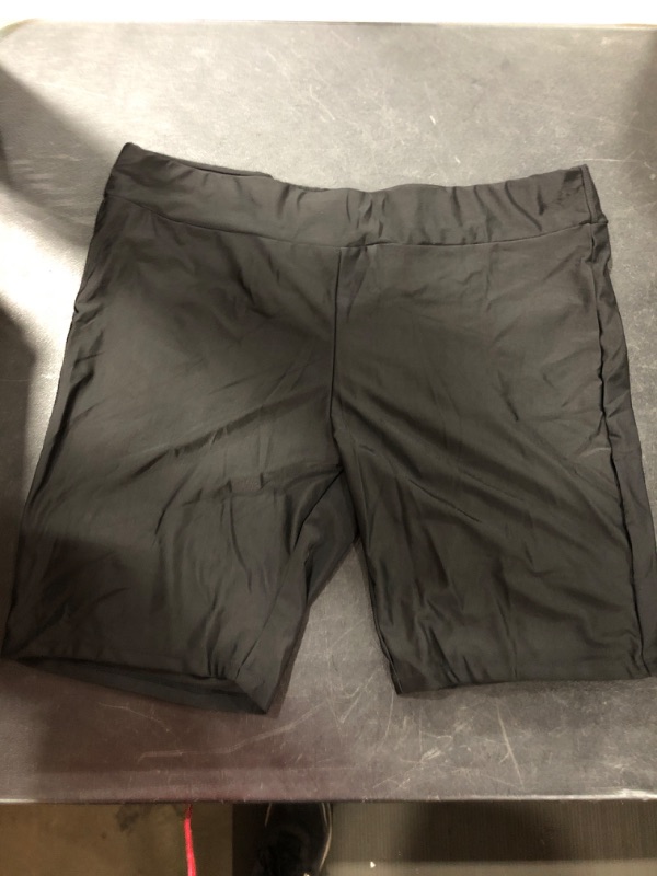 Photo 2 of [Size 20] Firpearl Women's Swim Shorts UPF50+ Sport Board Shorts Plus Size Tankini Swimsuit Bottom [Black]