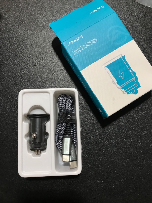 Photo 2 of AINOPE USB C Car Charger 48W Super Mini All Metal Fast USB Car Charger Adapter PD and QC 3.0 Dual Port Compatible with iPhone 13 12 11 Pro Max X XR XS 8 Samsung Galaxy Note 20/10 S21/20/10 Google Pixel