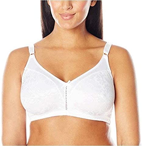 Photo 1 of [40 D] Bali Women's Double Support Spa Closure Wire-Free Bra [White]