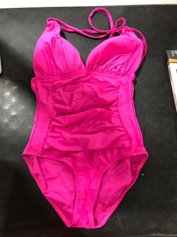 Photo 1 of [Size 12] Firpearl Hot Pink 1 Piece Swimsuit