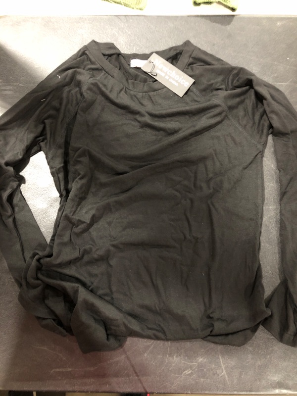 Photo 1 of [Size M] Newchoice Ladies Soft Long Sleeve Dress Shirt [Black]