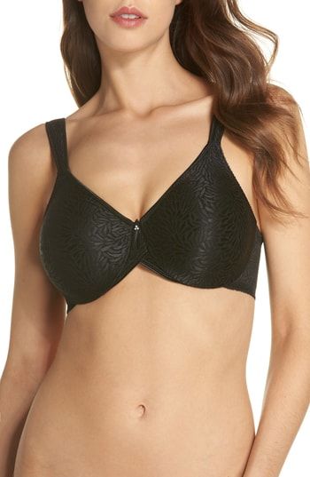 Photo 1 of [Size 34 H] Wacoal Awareness Full Figure Underwire Bra [Black]