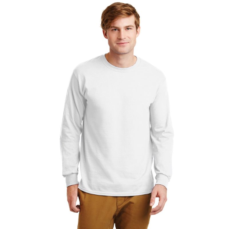 Photo 1 of [Size 3XL] Gilden Mens Long Sleeve White Shirts [2Pack] 