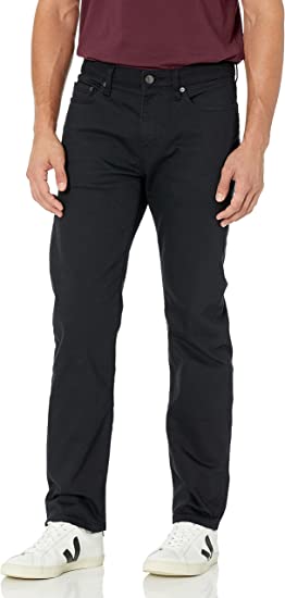 Photo 1 of [Size 38x28] Amazon Essentials Straight-Fit Stretch Jean [Black] 