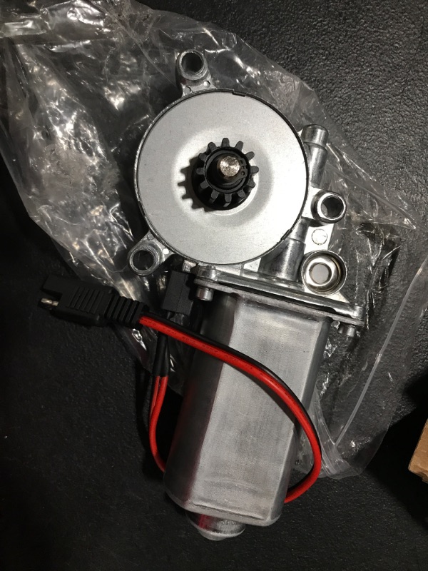 Photo 2 of MITZONE 373566 Replacement Motor with Dual Connectors for Solera Power Awnings Replace (After July 15, 2015)
