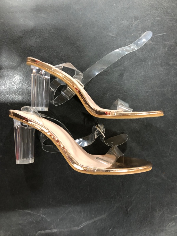 Photo 2 of [Size 12] Women's Acrylic Heel [Clear]
