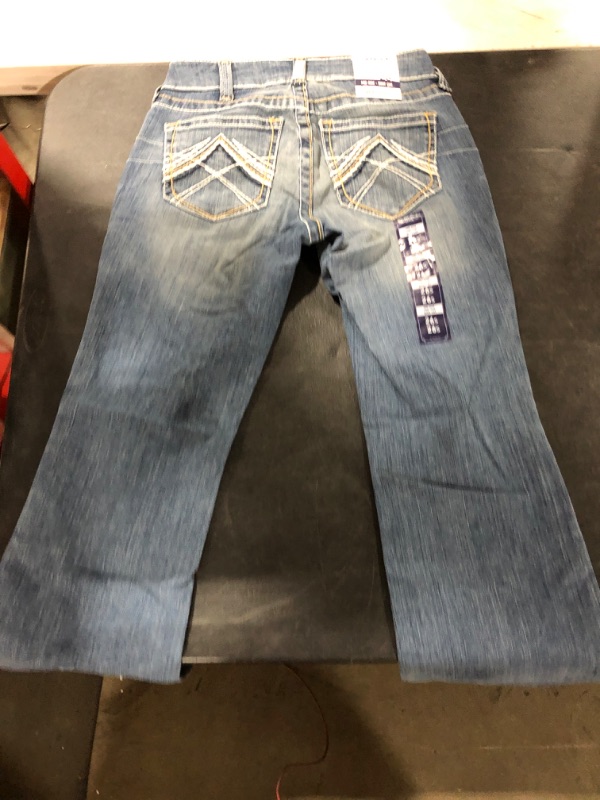 Photo 2 of [Size 26S] Ariat Apparel Womens Real Riding Rainstorm Jeans[Blue]