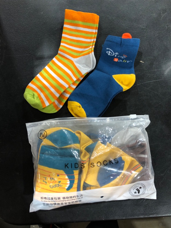 Photo 1 of [Size 4] Kids Socks- Multi Color 6 pairs