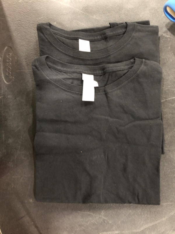 Photo 2 of [Size S] Gilden Women's Tees [Black] 2 Pack