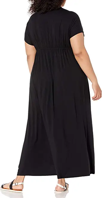 Photo 1 of Amazon Essentials Women's Surplice Maxi Dress (Available in Plus Size)
