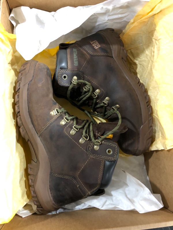 Photo 2 of [Size 8.5] Cat Steel Toe Boots [Brown]