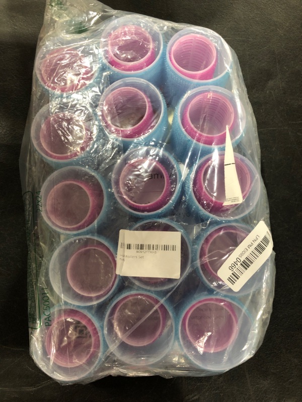 Photo 2 of (30 Pack) Hair Rollers Hair Curlers for Long Hair, Jumbo Size Set  (15 X Jumbo + 15 X Large)