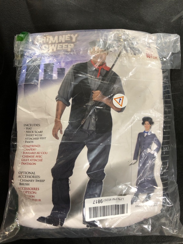Photo 1 of [Size Adult 42] Chimney Sweep Men's Costume | Adult | Mens | Black/Gray | ST | Forum Novelties, Inc