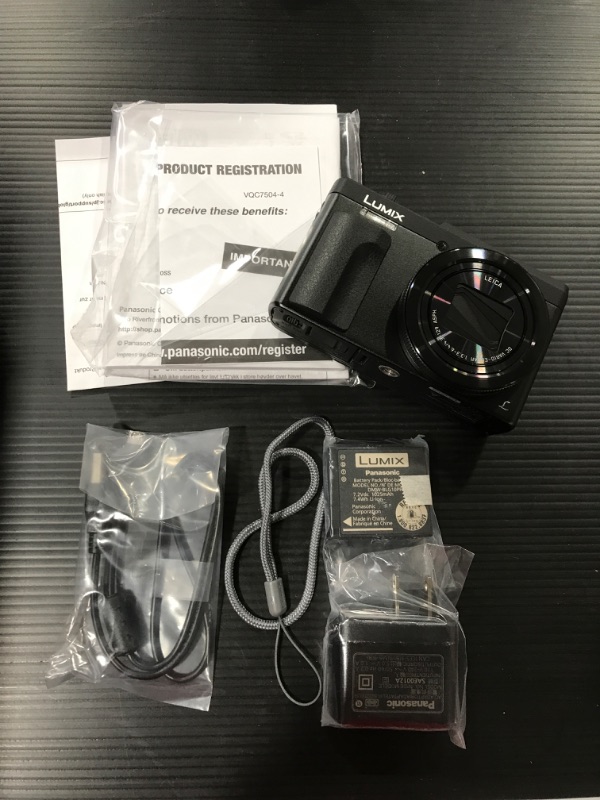 Photo 1 of Panasonic LUMIX DC-ZS70K, 20.3 Megapixel, 4K Digital Camera, Touch Enabled 3-Inch 180 Degree Flip-front Display, 30X LEICA DC VARIO-ELMAR Lens, WiFi (Black)
