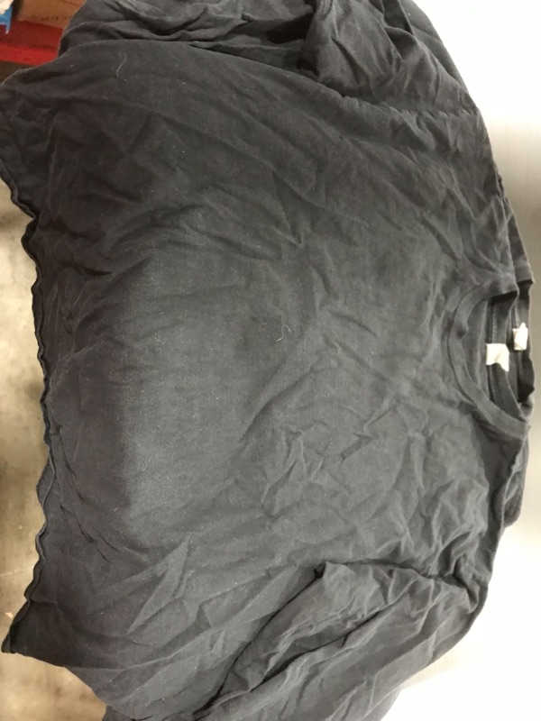 Photo 2 of [Size 2XL] Gildan Men's DryBlend Long Sleeve T-Shirt- Black- 2 Pack