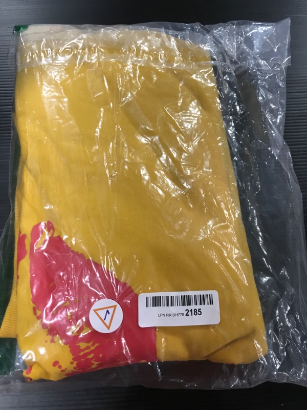 Photo 1 of [Size 2XL] Yanekop Womens Love Letter Printed Off Shoulder Pullover Sweatshirt Slouchy Tops Shirts [Yellow]