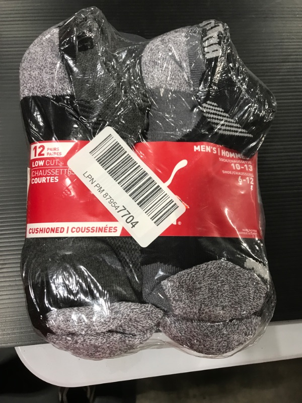 Photo 1 of [Size 6-12] Puma Women's Low Cut Cushioned Socks