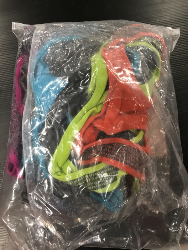 Photo 2 of [Medium] TOBWIZU Sports Bras for Women [Neons+Black]