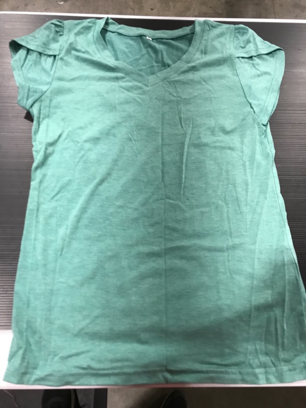 Photo 1 of [Size S]  Ladies Mint Green Short Sleeve Tee
