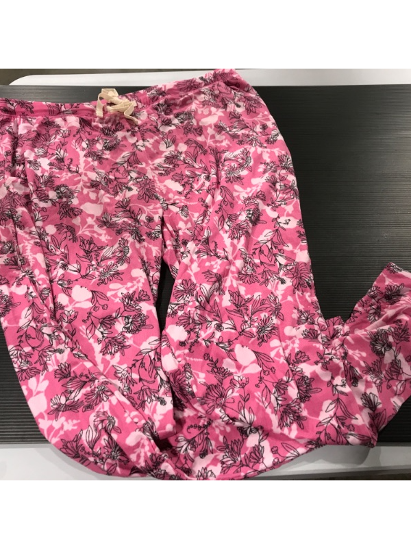 Photo 1 of [Size XL] Women's Soft PJ Pants [Pink/White Floral]