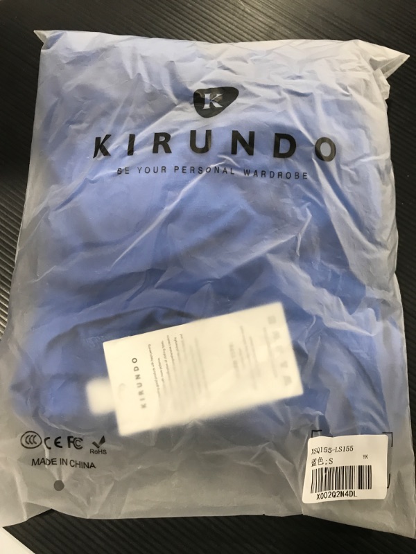 Photo 2 of [Size S] KIRUNDO Women’s Pajamas Summer Short Sleeve Crew Neck 2 Piece Outfit Tracksuits Loungewear Pjs [Royal Blue]